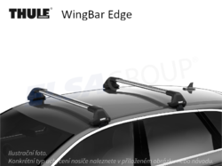 Střešní nosič Audi A3 Limousine 13- WingBar Edge, Thule, TH720500-145121-721400-721500_1