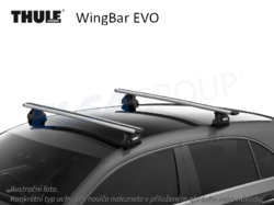 Střešní nosič BMW iX 21- WingBar EVO, Thule, TH710700-187033-711300_1