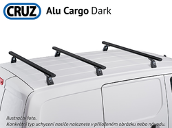 Střešní nosič Kangoo/Citan/Townstar/EQT/T 21-, Cruz Alu Cargo Dark
