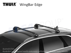 Střešní nosič Peugeot 5008 09- WingBar Edge, Thule