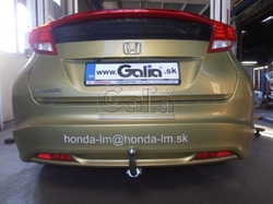 Tažné zařízení Honda Civic 5dv. 2011-2017, odnímatelný bajonet, Galia