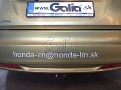 Tažné zařízení Honda Civic 5dv. 2011-2017, odnímatelný bajonet, Galia
