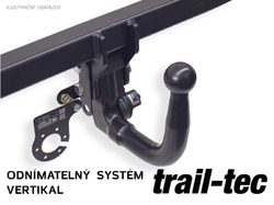 Tažné zařízení NISSAN X-TRAIL (T32_) RENAULT KOLEOS 13-, vertikál, Trail-Tec