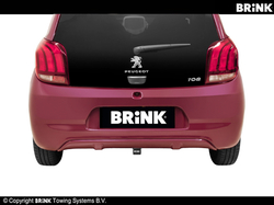 Zařízení pro nosiče kol Citroen C1 2014- , nosič zavazadel, BRINK