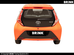 Zařízení pro nosiče kol Toyota Aygo 2014- , nosič zavazadel, BRINK