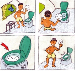 Vložka do chemického WC