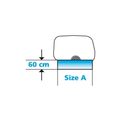 EUROTRAIL Protiprůvanová zástěna 550cm