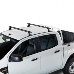 Střešní nosič Mitsubishi Pajero 3dv.82-91, CRUZ ALU Cargo Dark