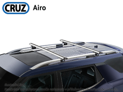 Střešní nosič Chevrolet Matiz / Spark (M200) s podélníky, CRUZ Airo ALU