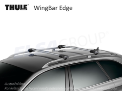 Střešní nosič Citroen C5 Aircross 18- WingBar Edge, Thule