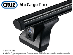 Střešní nosič Farizon Supervan L2H1 25-, CRUZ ALU Cargo Dark