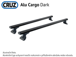 Střešní nosič Farizon Supervan L2H1 25-, CRUZ ALU Cargo Dark
