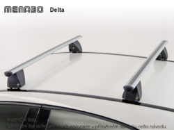 Střešní nosič Mercedes CLA 01/13- Coupe, Typ C117, Menabo Delta