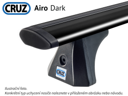 Střešní nosič Mitsubishi Outlander 5dv. 22- (integrované podélníky), CRUZ Airo FIX Dark