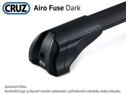 Střešní nosič Mitsubishi Outlander 5dv. 22- (integrované podélníky), CRUZ Airo Fuse Dark