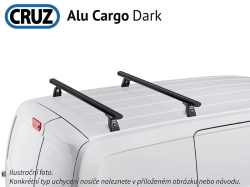 Střešní nosič Mitsubishi Pajero 3dv.82-91, CRUZ ALU Cargo Dark