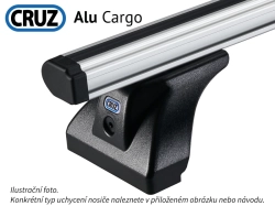Střešní nosič Mitsubishi Pajero 3dv.82-91, CRUZ ALU Cargo
