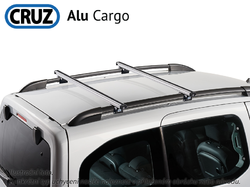 Střešní nosič Opel Combo Life s podélníky, CRUZ ALU