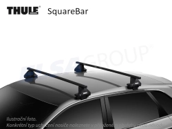 Střešní nosič Opel Grandland X 25- SquareBar, Thule