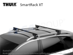 Střešní nosič Peugeot 1007 05- SmartRack, Thule