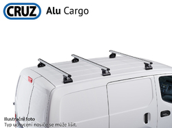 Střešní nosič Peugeot Expert 94-07, Cruz Alu Cargo