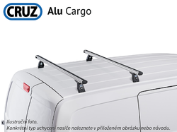 Střešní nosič Peugeot Partner 08-18, CRUZ ALU Cargo