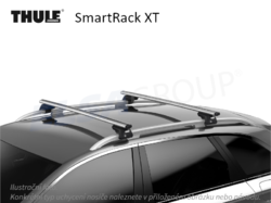 Střešní nosič Saab 9-4X 2011 SmartRack, Thule