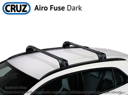 Střešní nosič Suzuki SX4 S-Cross 14- (integrované podélníky), CRUZ Airo Fuse Dark