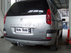 Tažné zařízení Citroen C8 2002-, odnímatelný bajonet, Galia