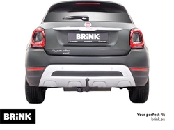 Tažné zařízení Fiat 500X 2015- , odnímatelný vertikal, BRINK