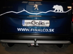 Tažné zařízení Fiat Doblo skříň 2022- L1 (III), odnímatelný bajonet, Galia