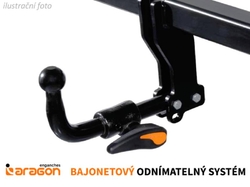 Tažné zařízení Fiat Stilo 3/5 dv. 2001-2009, bajonet, Aragon