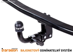 Tažné zařízení Ford Mondeo liftback 2007-2014, bajonet, Aragon