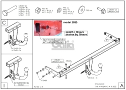 Tažné zařízení Hyundai i30 HB 5dv. 2024/06-, bajonet, Galia