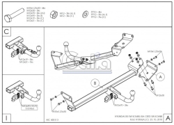 Tažné zařízení Hyundai i30 kombi 2024/06-, pevné 2 šr., Galia