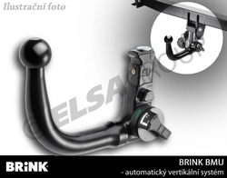 Tažné zařízení Mercedes Benz CLA Shooting Brake 2019/06- (X118) , vertikální, BRINK