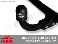 Tažné zařízení Peugeot Boxer skříň 2011-, pevné, HOOK