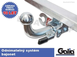 Tažné zařízení Peugeot Boxer valník 2011-, bajonet, Galia