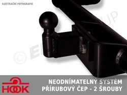 Tažné zařízení Peugeot Boxer valník 2011-, příruba 2š, HOOK