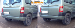 Tažné zařízení Peugeot Partner L1 (krátký) 1996- (I+Origin), bajonet, Aragon