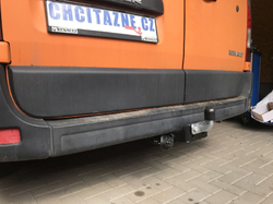Tažné zařízení Renault Master skříň 2010-, přírubový čep 2 šrouby, Westfalia