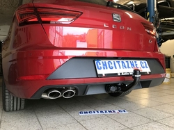 Tažné zařízení Seat Leon ST 2014- , odnímatelný vertikal, Westfalia