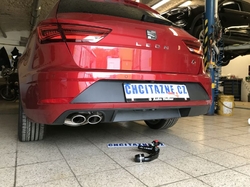 Tažné zařízení Seat Leon ST 2014- , odnímatelný vertikal, Westfalia