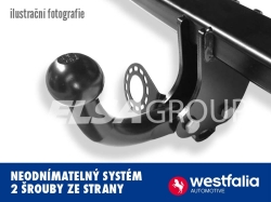 Tažné zařízení Škoda Octavia Tour sedan+kombi 2004-2010 (I), pevné, Westfalia