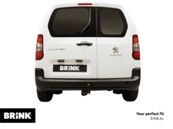 Tažné zařízení Toyota Proace City L1 (krátký) 2019-, pevné, BRINK