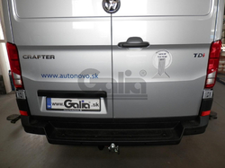 Tažné zařízení Volkswagen Crafter skříň 3,0t / 3,5t / 4,6t (MWB+LWB+XL) 2017-, bajonet, Galia