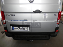 Tažné zařízení Volkswagen Crafter skříň 3,0t / 3,5t / 4,6t (MWB+LWB+XL) 2017-, bajonet, Galia