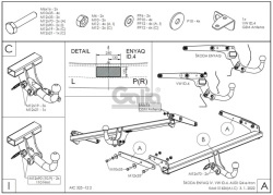 Tažné zařízení Volkswagen ID.7 2024- , bajonet, Galia