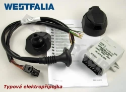 Typová elektropřípojka Fiat 500L Trekking 2013-2017/06, 13pin, Westfalia