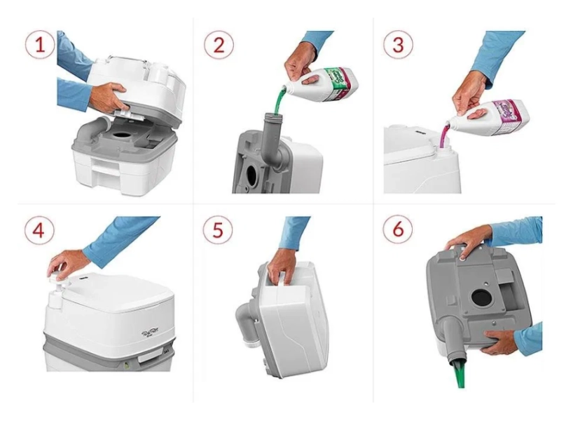 THETFORD Porta Potti Qube 335 - přenosné chemické WC